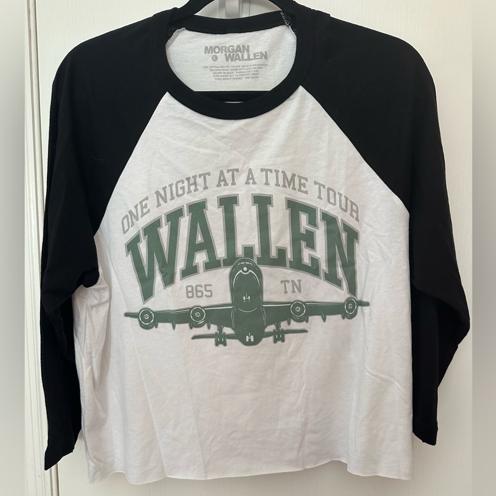 Morgan Wallen Cropped Baseball Tee